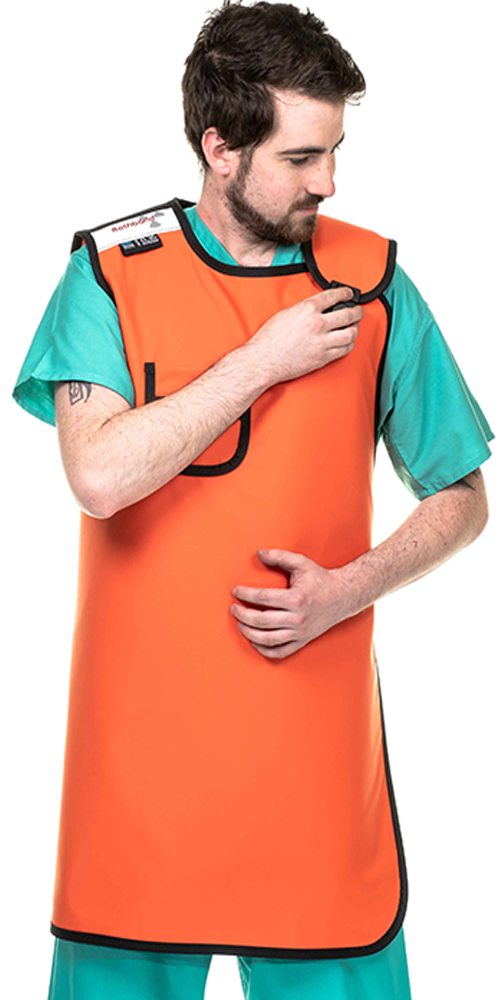 man in dr c apron