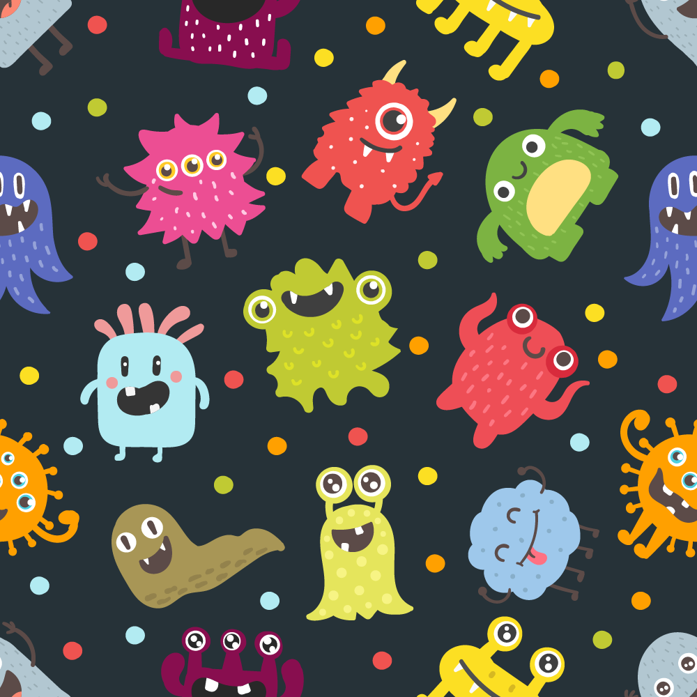 monster print