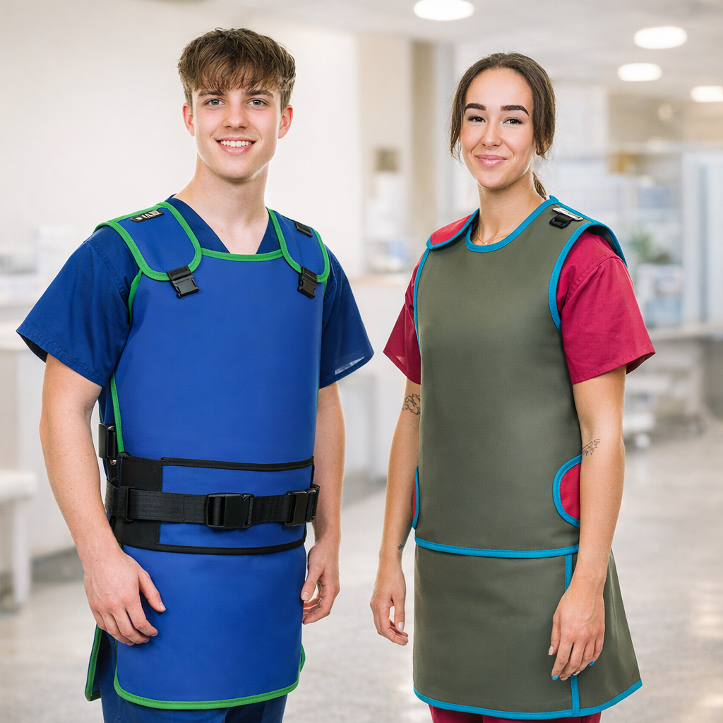 Lightweight x-ray aprons