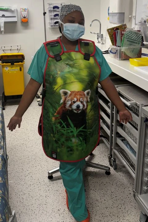 x-ray apron animals