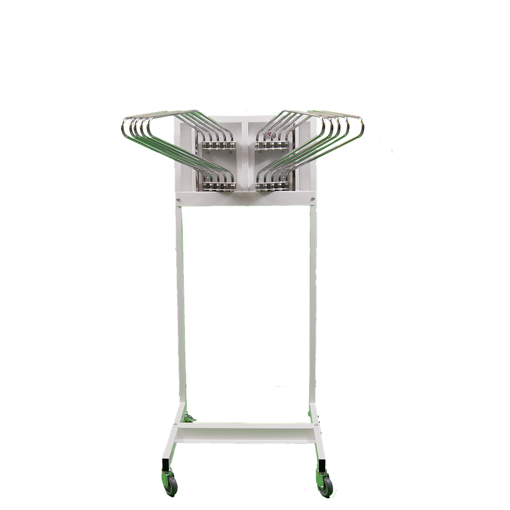 HA10KT 10 Arm Mobile Apron Hanger