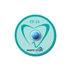 CF-23: DentalMark 2.3mm CT ball on denture sized label (110 labels per box)