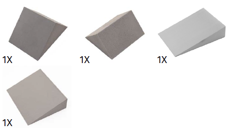 Triangle Set - Plain Foam