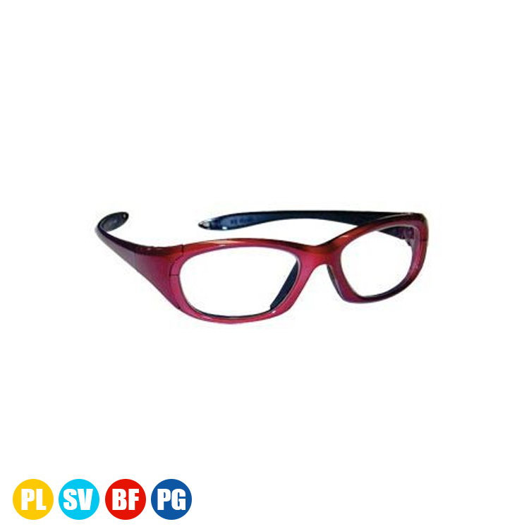 Sport Wrap Glasses with Side Lead - Red