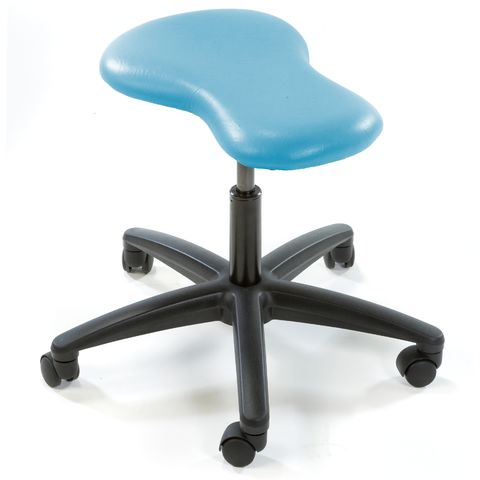 Ergonomic Keyhole-Shaped Stool