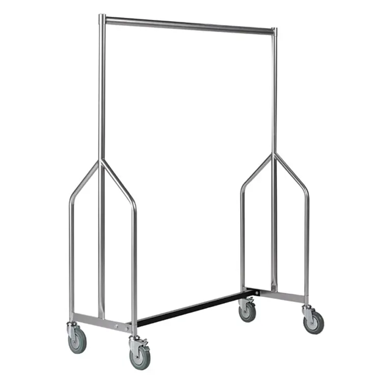 [HA172S] HA172S Mobile Rail Apron Hanger Plus 10 Hangers