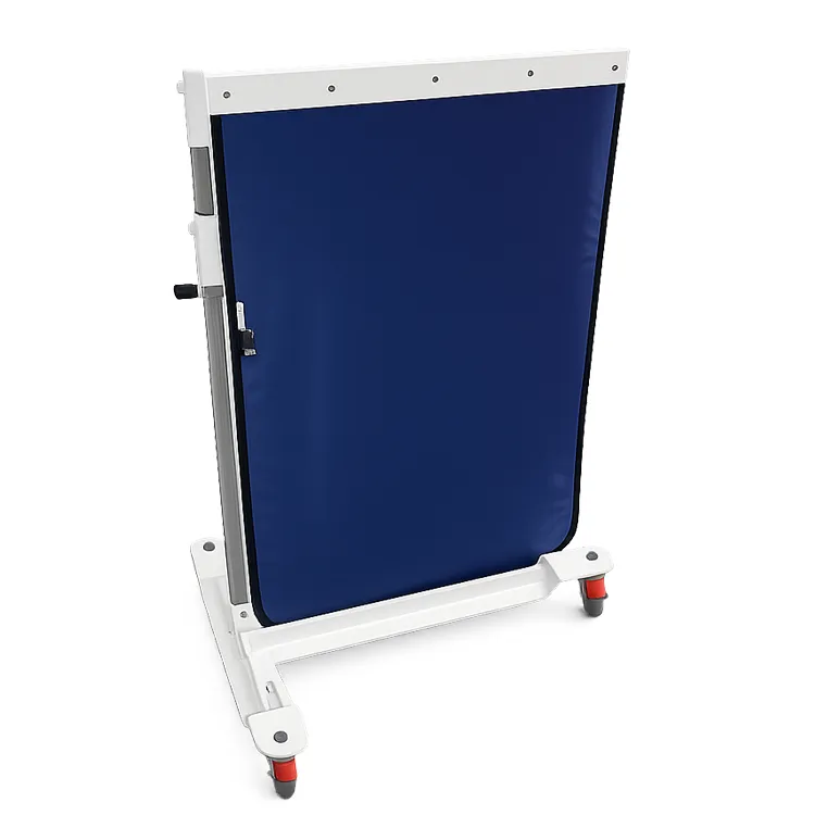 Mobile Radiation Protection Screen: 1 Panel 'Y' Type Screen (0.5)