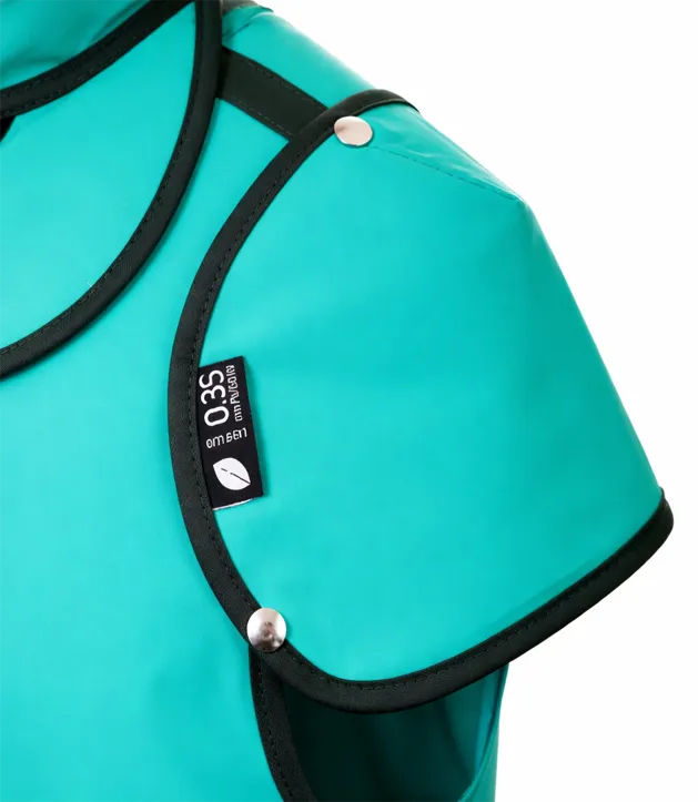 [SLV-S2PB2] Short Sleeve (0.25, Lightweight Lead, Royal Blue - BL, Black - KPL, Binding - Black, Left Sleeve)