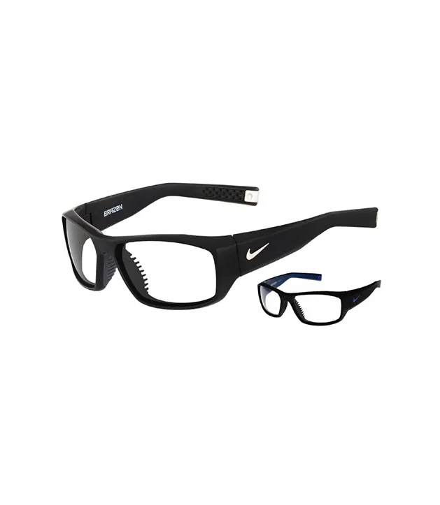 Nike Brazen Glasses (Black, Without Side Lead, Plano Lens, No Lens Coating Required, No Personalisation)