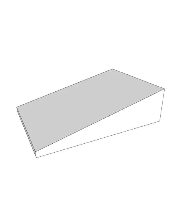 [FP35Z-BE] FP35Z Trendelenburg Wedge - Wipeable Cover (Dartex Berry)